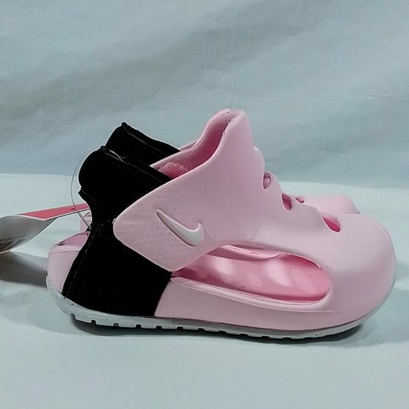 Nike Sunray Protect 3 Kids Sandals-Various Sizes-Pink Foam/White-Black-NWOB - Picture 3 of 6